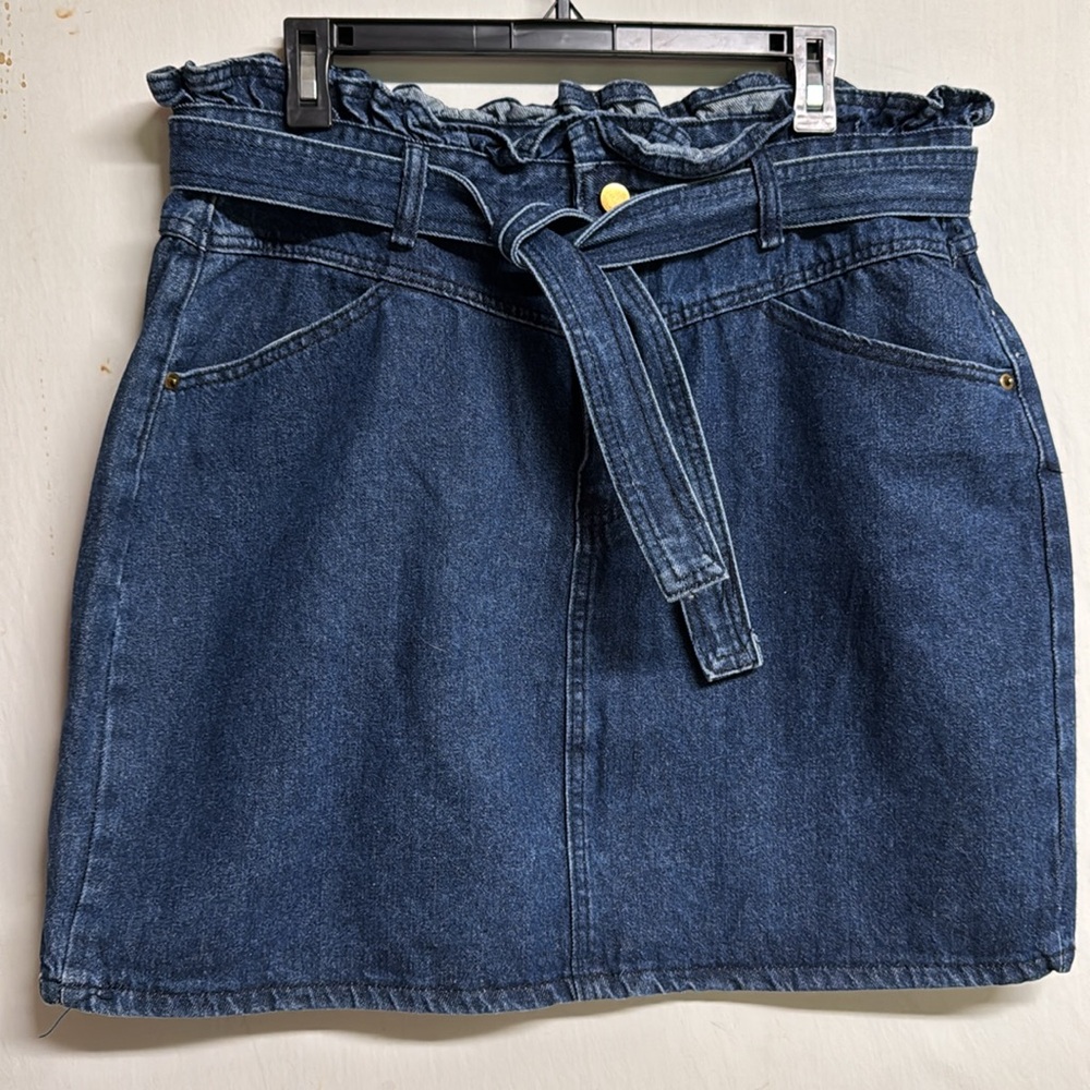Molly Bracken Blue Denim Jeans Skirt Size XL
